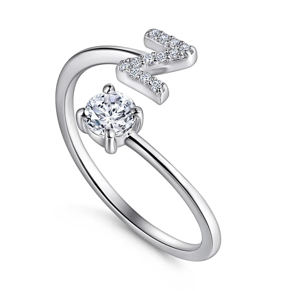MuShan Jewelry 925 Sterling Silver Rings Bands Engagement Ring 7A Cubic Zirconia Rings Bands Rings Bands Anniversary  Women Gift