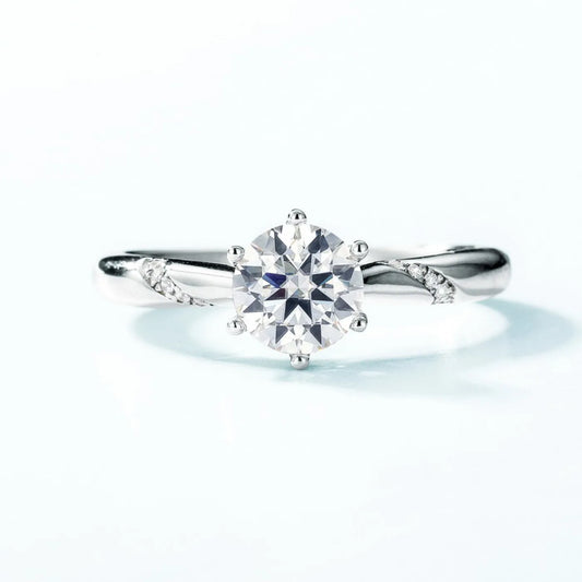 MUHAN Luxury Jewelry  925 Sterling Silver Ring Wedding Band  Women GRA Certificate Moissanite Diamond Rings D Color Fine Jewelry