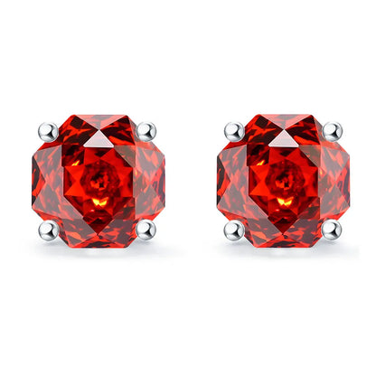 MuShan Jewelry 925 Sterling Silver Stud Earrings Dangle HCD Gemstones Engagement Party Premium Jewelry Women Earring Fine Jewelr