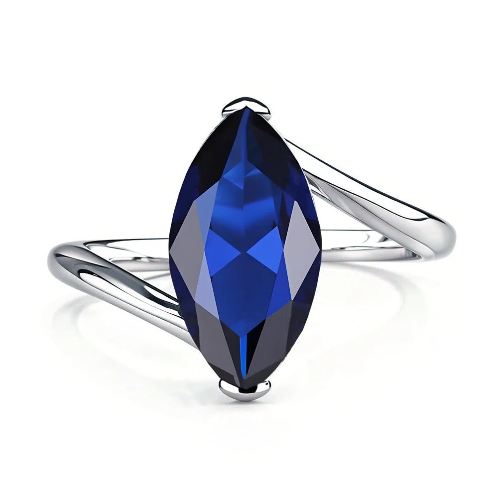 MuShan Jewelry 925 Sterling Silver Ring Wedding Band High Carbon Diamond Elegant Style Premium Jewelry Women Rings Fine Jewelry