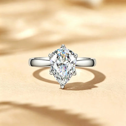 MUSHAN Luxury Jewelry 925 Sterling Silver Ring Band Women GRA Certificate Moissanite Diamond Emerald D Color Rings Fine Jewelry