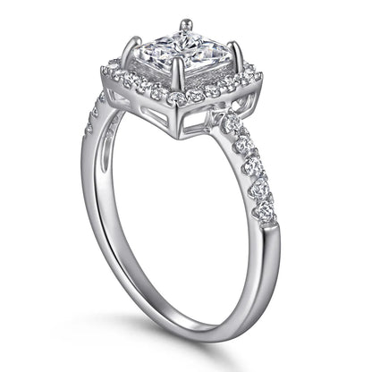 Anillos de plata de ley 925 de MuShan Jewelry, anillos de compromiso, circonita cúbica 7A, anillos de boda, regalo de aniversario para mujer