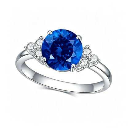 MUSHAN Custom Jewelry 925 Sterling Silver Ring Lab Red Ruby Marquise Bridal Ring for Women 18K Gold Plated Anniversary Rings