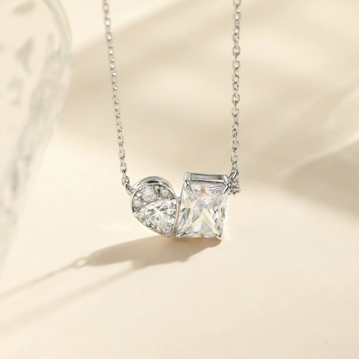Collier MuShan Brand Jewelry en argent sterling 925, choker avec zircon de grade 7A, bijou de soirée plaqué rhodium pour femme, pendentif haut de gamme