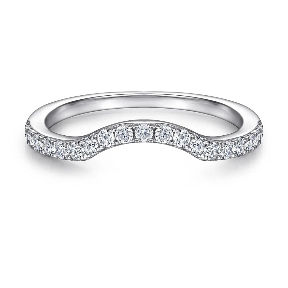 Bague MuShan en argent sterling 925, zircon de qualité 5A, taille marquise, bijou de mariage pour mariée, plaqué or véritable, bague de joaillerie fine