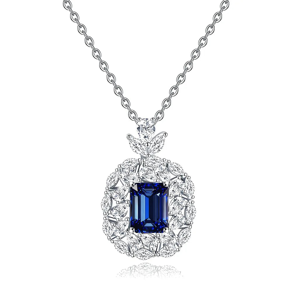MuShan Luxury Jewelry 925 Sterling Silver Locket Pendant Moissanite Evening for Ladies Real Gold Plated MST Patent Non Tarnish