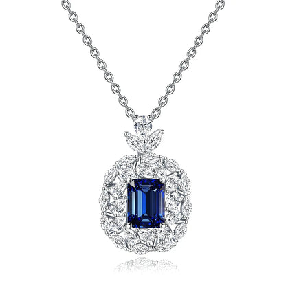 MuShan Luxury Jewelry 925 Sterling Silver Locket Pendant Moissanite Evening for Ladies Real Gold Plated MST Patent Non Tarnish