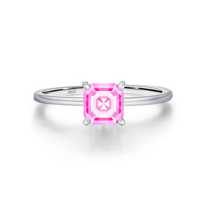 Anillo de compromiso de plata de ley 925 marca MuShan, con gema de rubí de alto carbono certificada CMA, chapado en oro de 18K para mujer