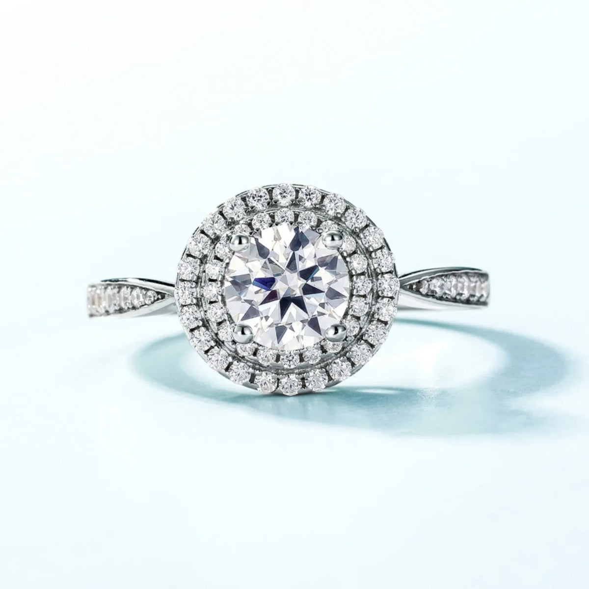 MUHAN Luxury Jewelry  925 Sterling Silver Ring Wedding Band  Women GRA Certificate Moissanite Diamond Rings D Color Fine Jewelry