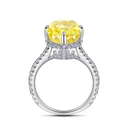 MuShan Jewelry 925 Sterling Silver Ring Wedding Band High Carbon Diamond Christmas Gift Elegant Style Women Rings Fine Jewelry