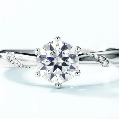 MUHAN Luxury Jewelry  925 Sterling Silver Ring Wedding Band  Women GRA Certificate Moissanite Diamond Rings D Color Fine Jewelry