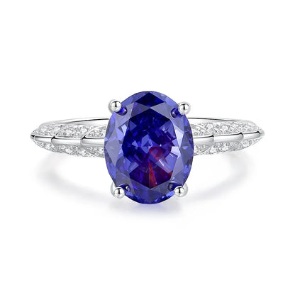 Bague de marque MuShan en argent sterling 925 avec diamant haut carbone (HCD) pour femme, plaquée rhodium, bijou de joaillerie