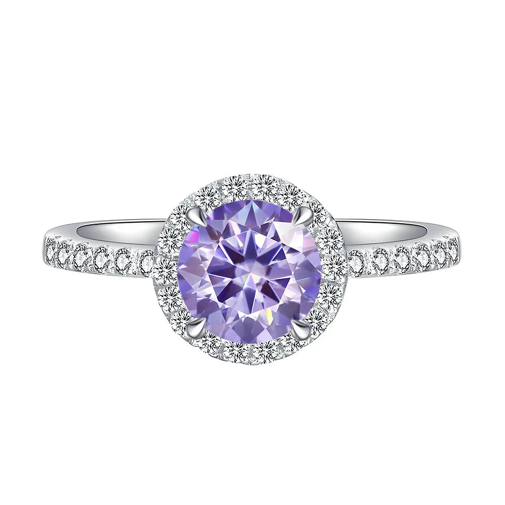 MuShan Jewelry 925 Sterling Silver Ring Wedding Band High Carbon Diamond Birthday Gift Trendy Style Women Rings Fine Jewelry