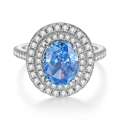 MUSHAN Luxury Jewelry s 925 Sterling Silver Rings For Women CMA Certificate HCD Gemstones Sapphire Ring Bands s925 Fine Jewelry