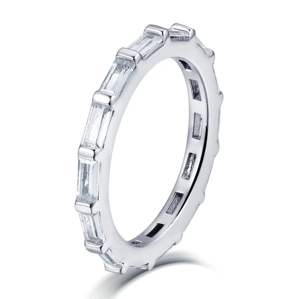 Bague MuShan en argent sterling 925 avec zircon 5A taille coussin, bague de promesse pour femme, plaquée or rose 18K, bijou raffiné