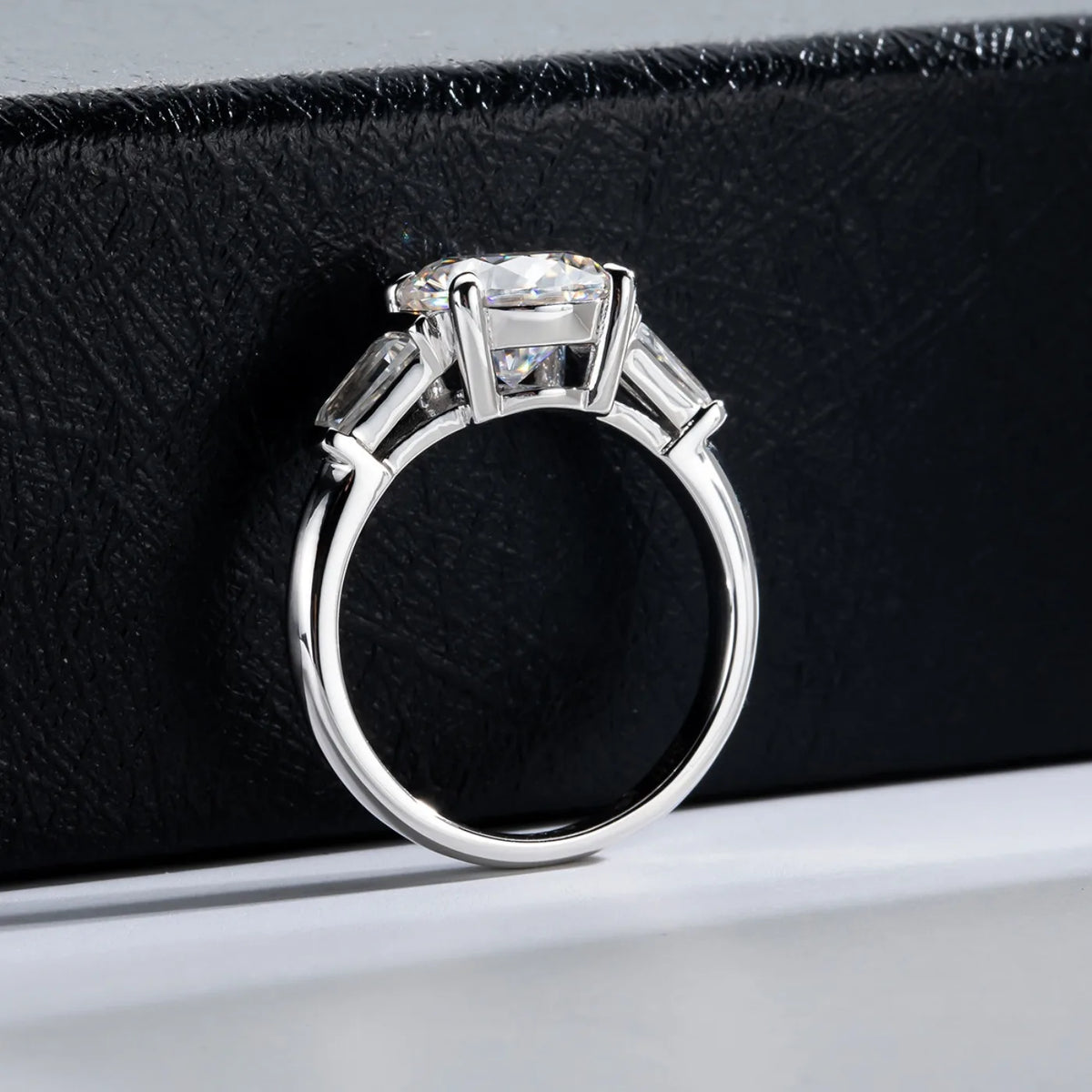 MUHAN Luxury Jewelry  925 Sterling Silver Ring Wedding Band  Women GRA Certificate Moissanite Diamond Rings D Color Fine Jewelry