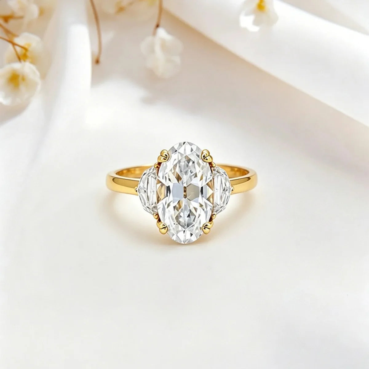 MUSHAN Luxury Jewelry 925 Sterling Silver Ring Band Women GRA 4.8ct Moissanite Diamond Emerald D Color Rings Fine Jewelry