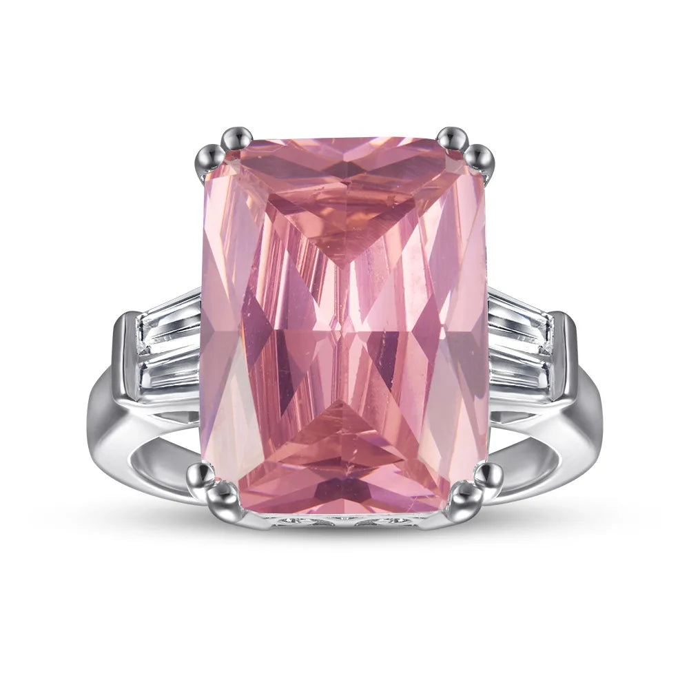 MuShan Jewelry 925 Sterling Silver Rings Bands Engagement Ring 7A Cubic Zirconia Vintage Delicate Anniversary  Women Gift