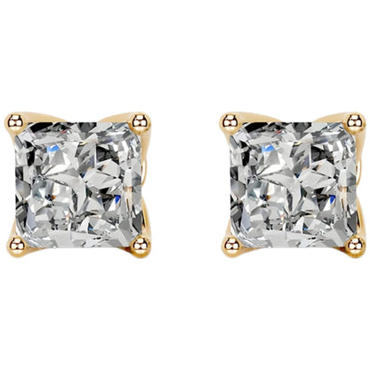MUSHAN Custom Jewelry 18k Gold Stud Earrings 2ct Diamond 2 carats Lab Grown Diamonds Earrings Ear Pin IGI Certificated Jewelry