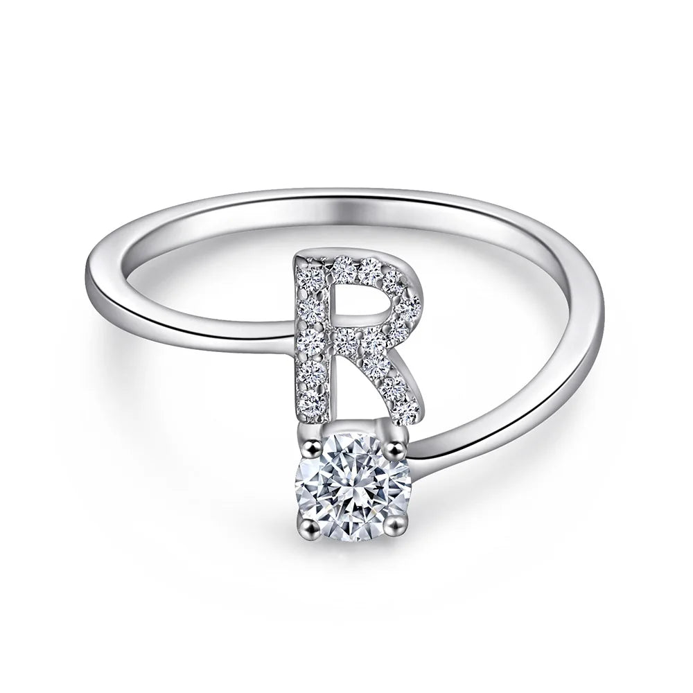 MuShan Jewelry 925 Sterling Silver Rings Bands Engagement Ring 7A Cubic Zirconia Rings Bands Rings Bands Anniversary  Women Gift
