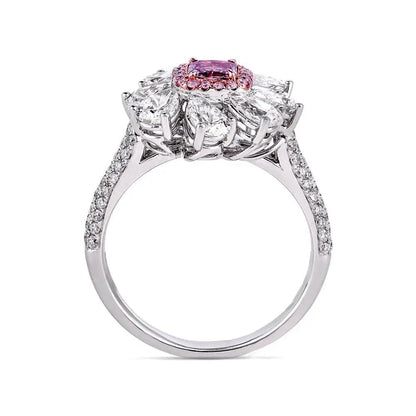 MuShan Jewelry 925 Sterling Silver Vintage Engagement Ring 7A Cubic Zirconia Rings Bands Delicate Anniversary  Women Gift