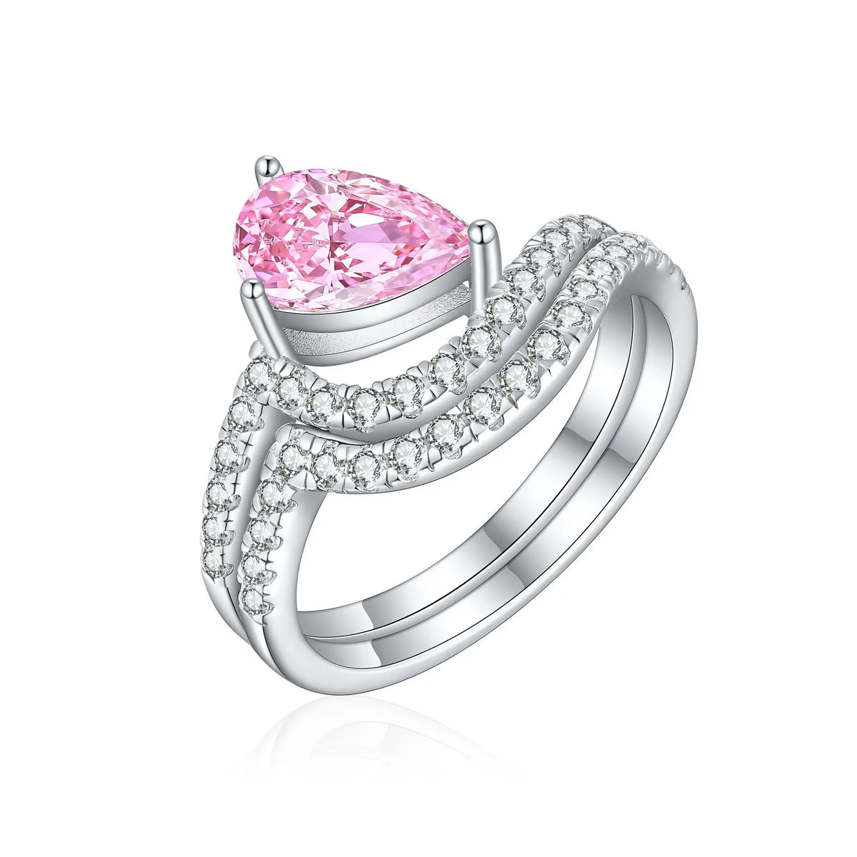 MuShan Jewelry 925 Sterling Silver Ring Wedding Band High Carbon Diamond Gift  Her Girlfriend Gift Women Rings Fine Jewelry