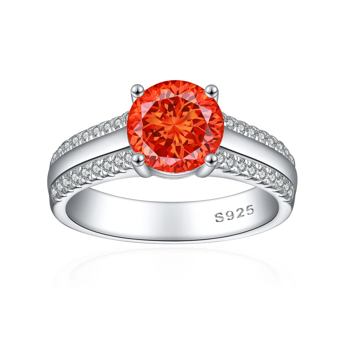 MuShan Jewelry 925 Sterling Silver Ring Wedding Band High Carbon Diamond Party Cocktail  Her Gift Women Rings Fine Jewelry