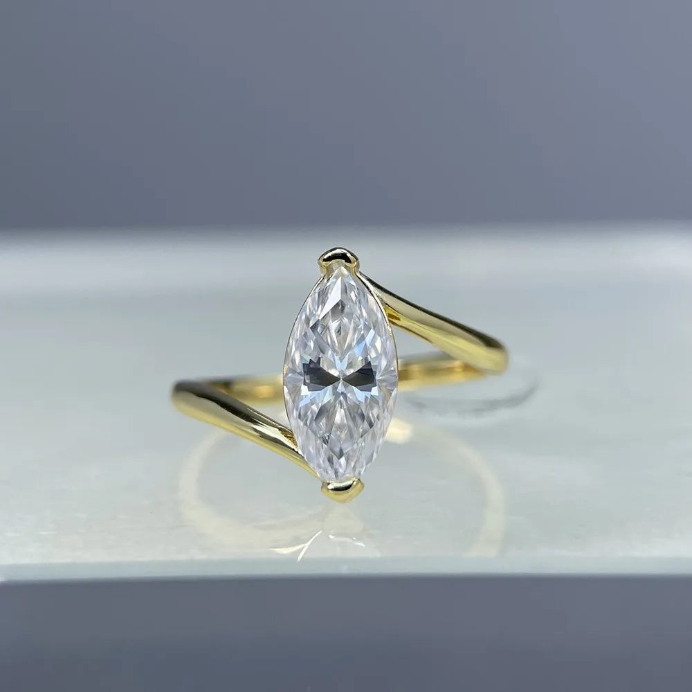 MUSHAN Luxury Jewelry 925 Sterling Silver Ring Band Women GRA Certificated Moissanite Diamond Emerald D Color Rings Fine Jewelry