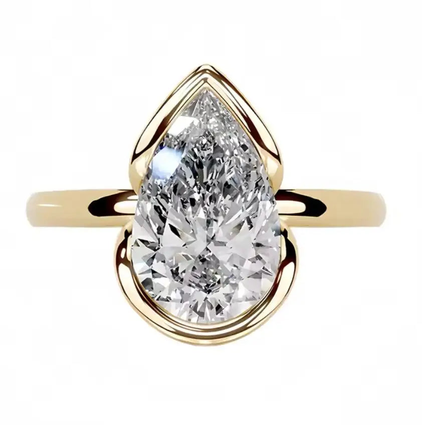 MUSHAN Luxury MST Jewelry 925 Sterling Silver Rings 2ct D Color Moissanite Diamond Women Ring Band GRA Certificated Fine Jewelry