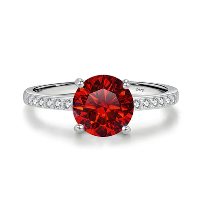 MuShan Jewelry 925 Sterling Silver Ring Wedding Band High Carbon Diamond Vintage Style Modern Style Women Rings Fine Jewelry