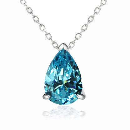 Collar de plata de ley 925 de la marca MuShan con circonita 7A, joya clásica para fiestas de novias, baño de oro auténtico, colgante de joyería premium para mujer