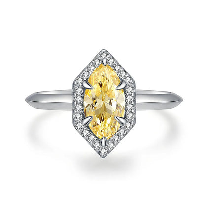 Bague en argent sterling 925 de la marque MuShan, sertie de pierres précieuses roses, bleues et vertes, plaquée rhodium, idéale pour les anniversaires, les mariages et les occasions spéciales.