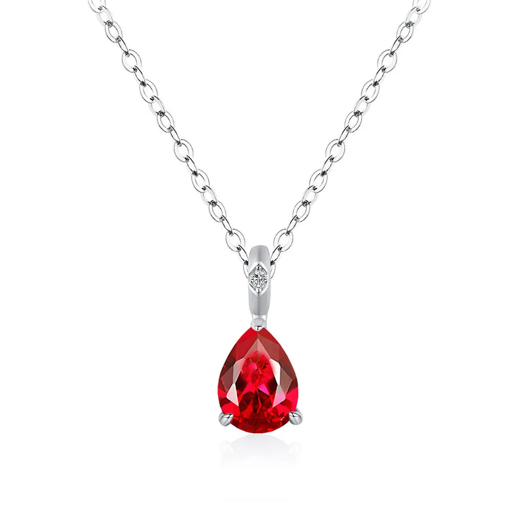 MuShan Jewelry 925 Sterling Silver Necklace Gold Chain HCD Diamonds Minimalist Style Statement Jewelry Women Necklaces Jewelry