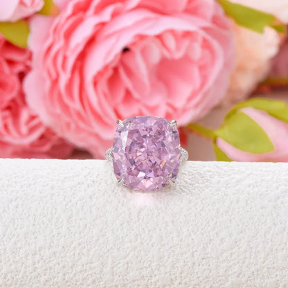 Bague de fiançailles de luxe MuShan Jewelry en argent sterling 925, anneau avec zircon cubique 7A, bague anniversaire pour femme, cadeau