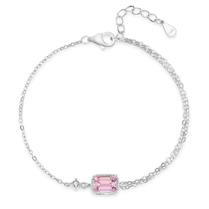MuShan Jewelry 925 Sterling Silver Necklace Pendant Chain HCD Diamonds Cocktail Party Best Friend Gift Women Necklaces Jewelry