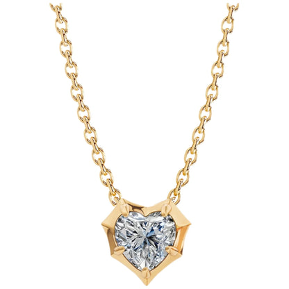 MUSHAN Luxury Jewelry 925 Sterling Silver Necklace Pendant Women 2ctw Moissanite Diamond D Color VVS Luxury Necklace Accessories