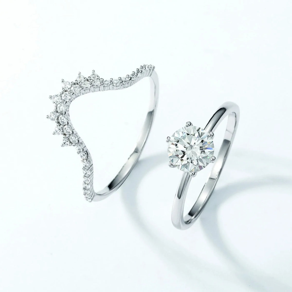 MUHAN Luxury Jewelry  925 Sterling Silver Ring Wedding Band  Women GRA Certificate Moissanite Diamond Rings D Color Fine Jewelry