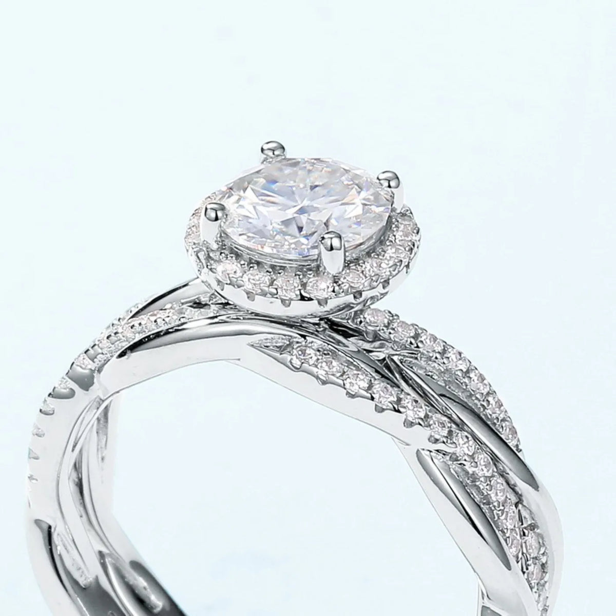 MUHAN Luxury Jewelry  925 Sterling Silver Ring Wedding Band  Women GRA Certificate Moissanite Diamond Rings D Color Fine Jewelry