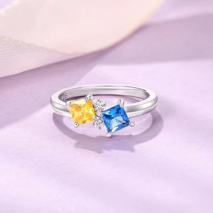 Bague MuShan en argent sterling 925, zircon de grade 5A, motif triangle, bijou de mariage pour femme, plaqué or 18 carats, bijou raffiné.