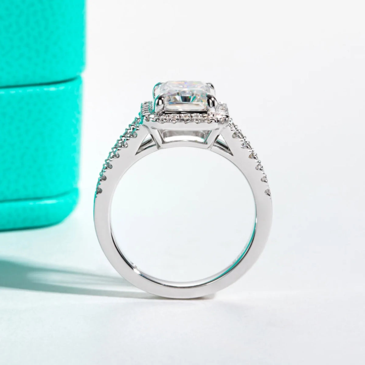 MUHAN Luxury Jewelry  925 Sterling Silver Ring Wedding Band  Women GRA Certificate Moissanite Diamond Rings D Color Fine Jewelry