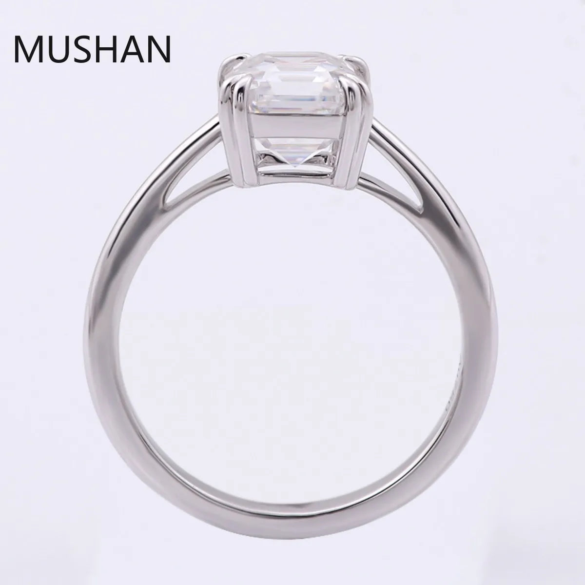 MUSHAN Luxury Custom 14K 18K Gold Rings Band Jewelry With Moissanite Diamond Lab Grown Gemstones Diamond Wedding Ring For Women