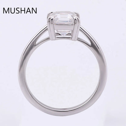 MUSHAN Luxury Custom 14K 18K Gold Rings Band Jewelry With Moissanite Diamond Lab Grown Gemstones Diamond Wedding Ring For Women