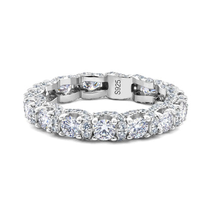 MUHAN Luxury Jewelry  925 Sterling Silver Ring Wedding Band  Women GRA Certificate Moissanite Diamond Rings D Color Fine Jewelry