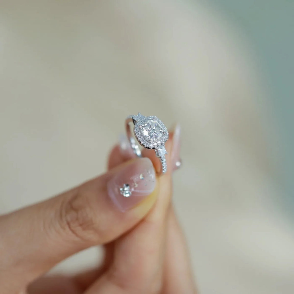 MUHAN Luxury Jewelry  925 Sterling Silver Ring Wedding Band  Women GRA Certificate Moissanite Diamond Rings D Color Fine Jewelry