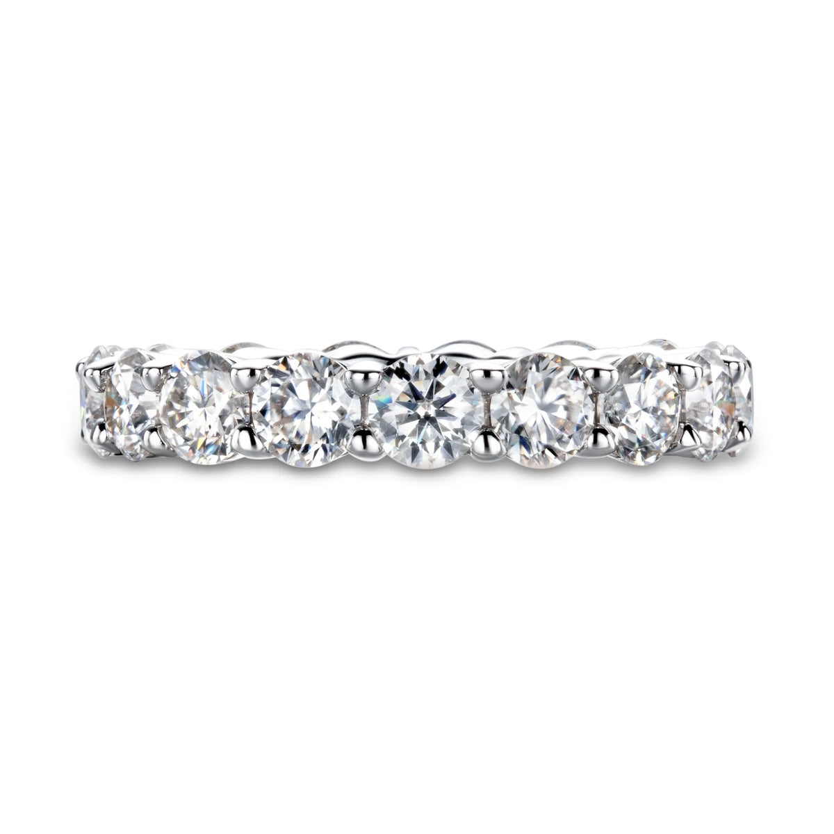 Bague en argent sterling 925 MuShan Designer Jewelry, bague unique en moissanite pour conjoint, plaquée or véritable 18 carats, bague fine brevetée MST