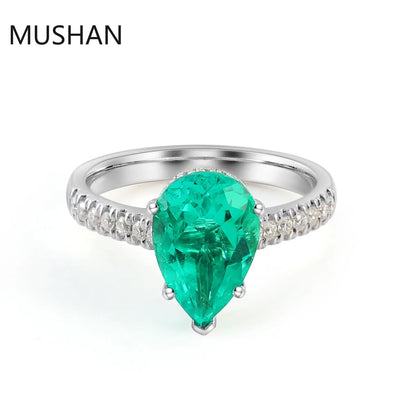 MUSHAN Luxury Custom 14K 18K Gold Rings Band Jewelry With Moissanite Diamond Lab Grown Gemstones Diamond Wedding Ring For Women