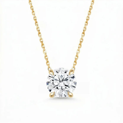 MUSHAN Bijoux sur mesure Collier en argent sterling 925 Moissanite couleur D VVS1 Pendentif princesse raffiné intemporel et tendance Diamant