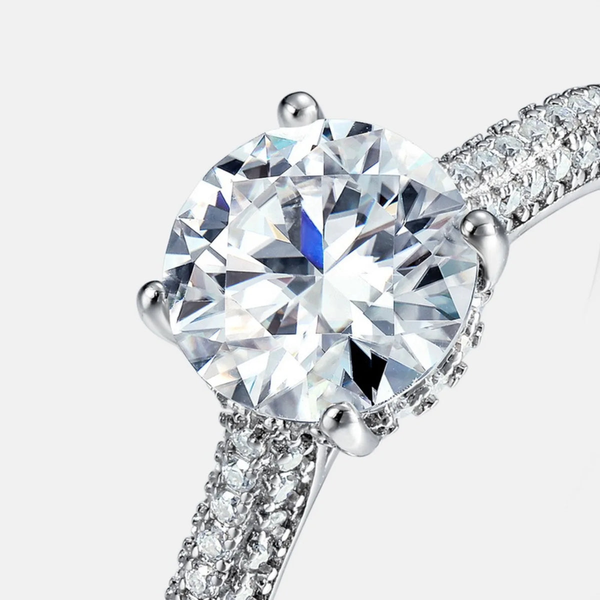 MUHAN Luxury Jewelry  925 Sterling Silver Ring Wedding Band  Women GRA Certificate Moissanite Diamond Rings D Color Fine Jewelry