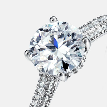 MUHAN Luxury Jewelry  925 Sterling Silver Ring Wedding Band  Women GRA Certificate Moissanite Diamond Rings D Color Fine Jewelry