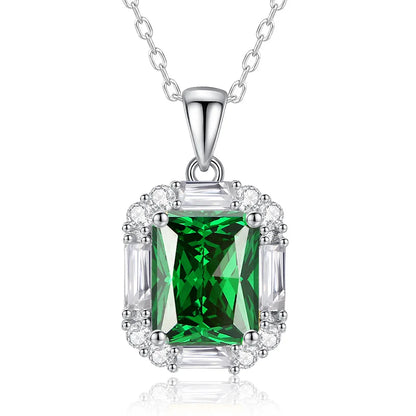 Collar de plata de ley 925 con inicial de circonita 7A de la marca MuShan, joyería de alta calidad bañada en rodio para oficina, regalo para esposa.